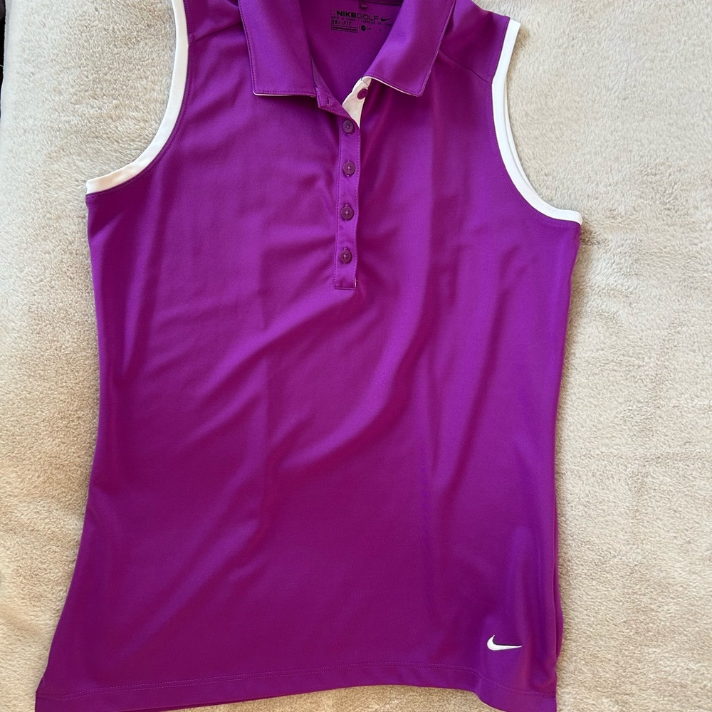 Nike Golf Dri-FIT Women's Vibrant Purple Tank Top - Medium